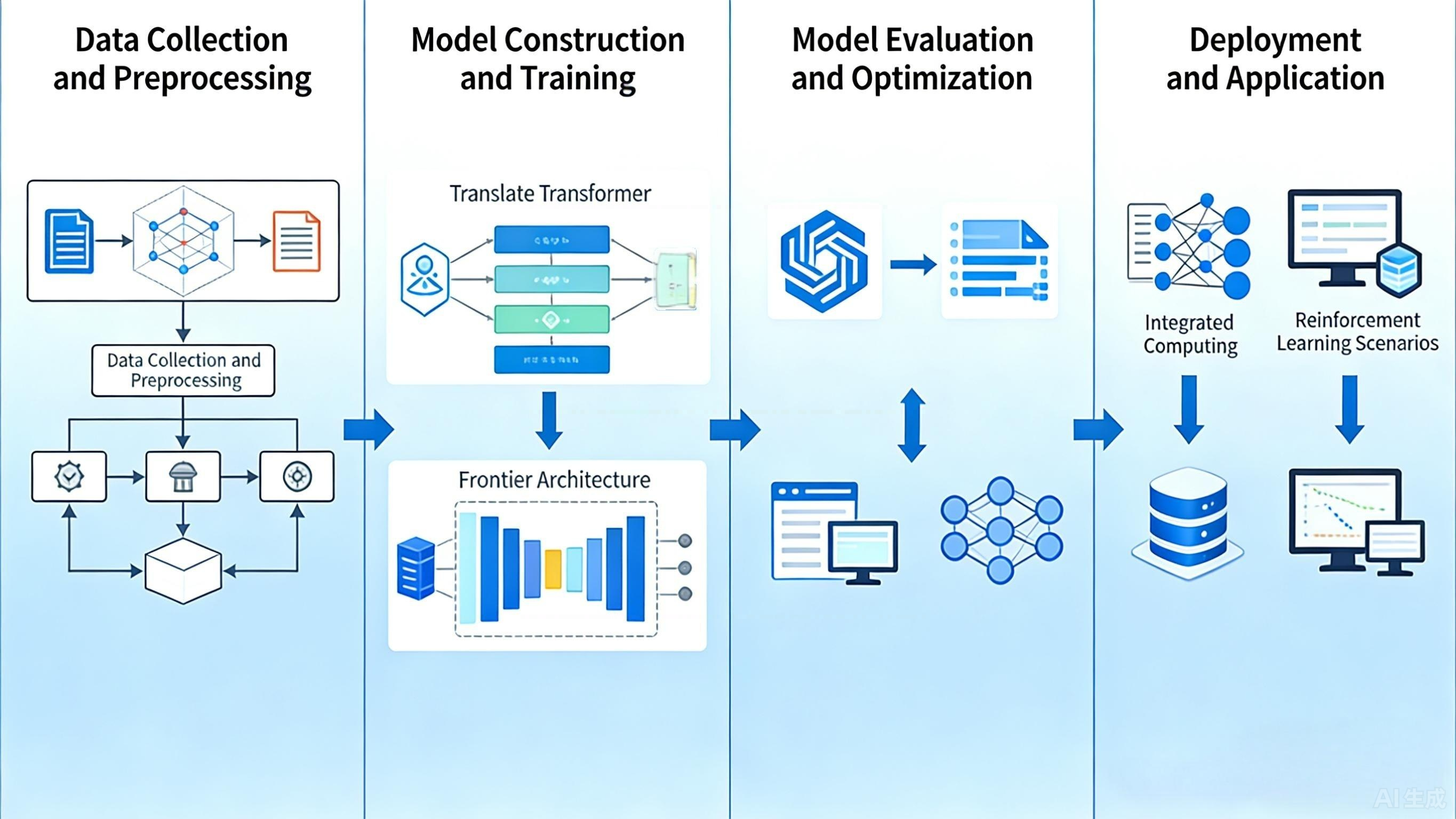 机器学习过程示意图